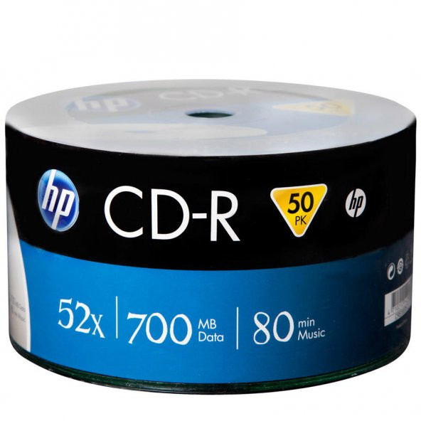 HP BOŞ CD-R 700MB BOŞ CD 50li 1 Koli (12 Paket,600 Adet) - 3