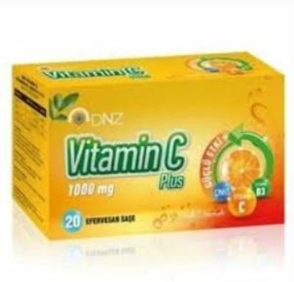 Dnz Vitamin C Plus 1000 mg 20 Efervesan Saşe