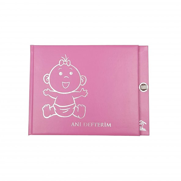 Sedir Defter - Anı Defteri Serisi - Pembe 19x27 Düz Defter