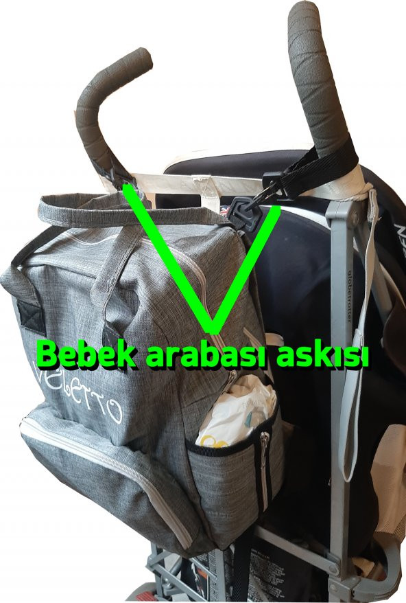 Veletto Su Geçirmez 10 Bölmeli Anne Bebek Bakım Çantası - 10