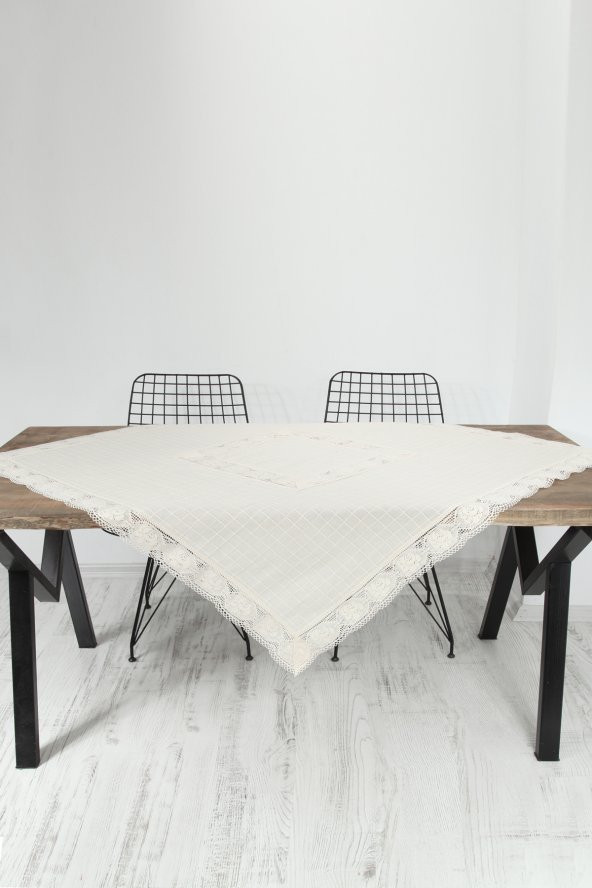 Orta Dantelli Fiskos 100x100 Cm - 3