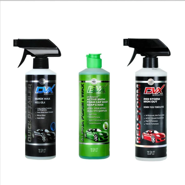 Divortex 3'lü Araç Dışı Temizlik Seti