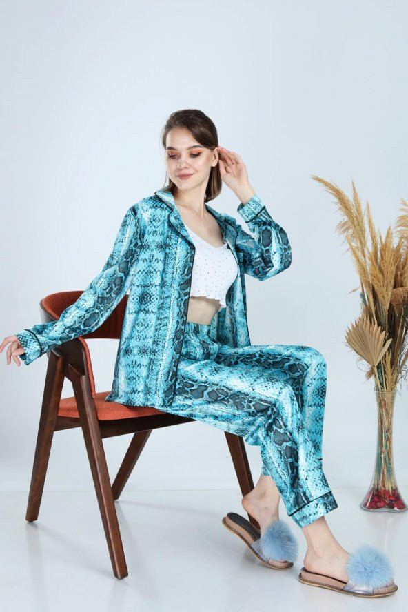 Ladymina - Kadın pijama takımı - Pamuklu pijama takımı