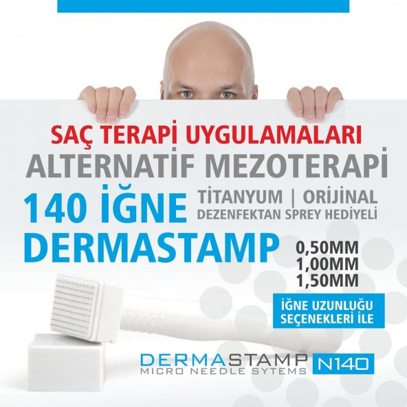140 İĞNE 2,00MM İĞNE UZUNLUĞU DERMASTAMP - TEMİZLEME ÜRÜNÜ HEDİYELİ! - 2