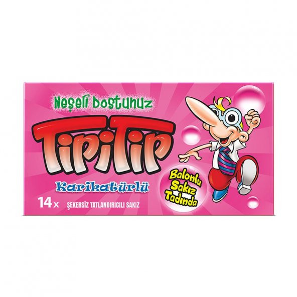Tipitip Sakız Karışık ve Mentol Meyve Aromalı 27 gr x 12 Li