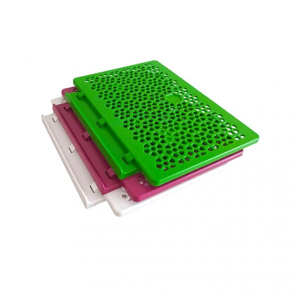 Etraders Masaüstü Kitap Tablet Telefon Standı -  Pratik Plastik Rahle Stant - Yeşil