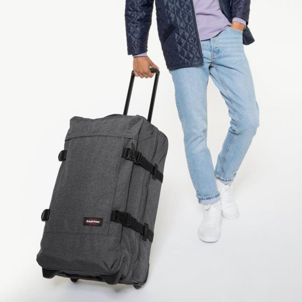 Eastpak EK62L77H Tranverz M Black Denim Siyah Valiz - 2
