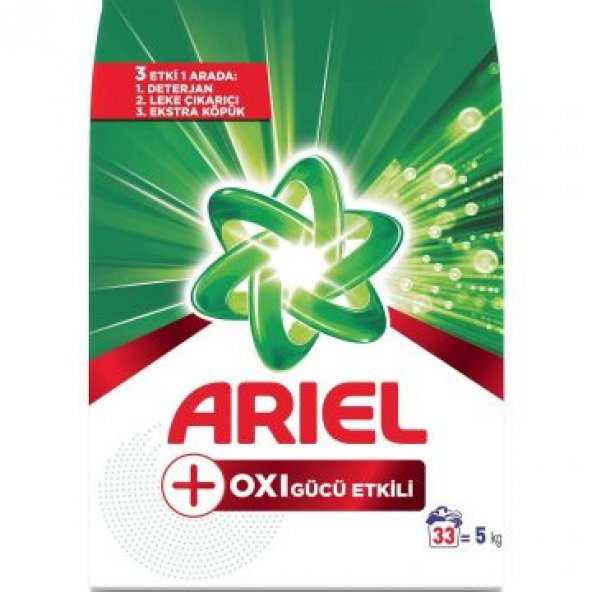 Ariel OXI Toz Çamaşır Deterjanı 5 Kg