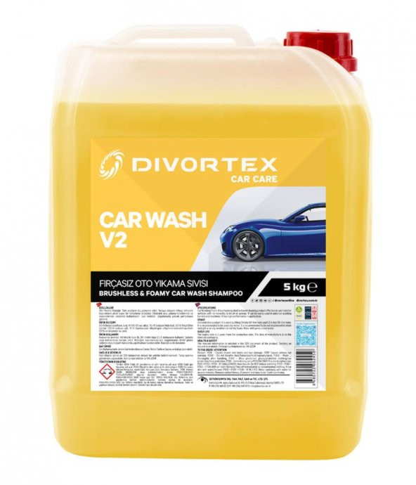 Divortex Car Wash V2 Fırçasız Oto Yıkama Köpüğü 5 Kg. - 2