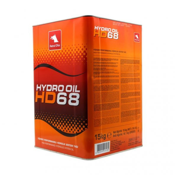 Petrol Ofisi Hydro Oil HD 68 15 Kg - Hidrolik Sistem Yağı - 2