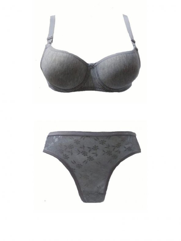 3 Adet Miss Perry  Bayan Desteksiz Sütyen Külot Takımı TK02
