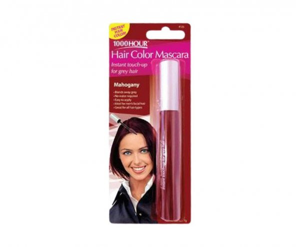 Hour1000 Hair Color Maskara Mahogany - Kızıl Kahve Saç Maskarası