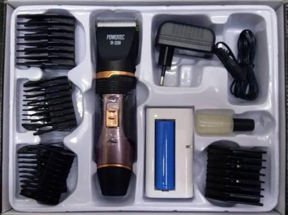 Powertec Tr-3200 Yedek Bataryalı Saç Sakal Tıraş Makinesi - 5