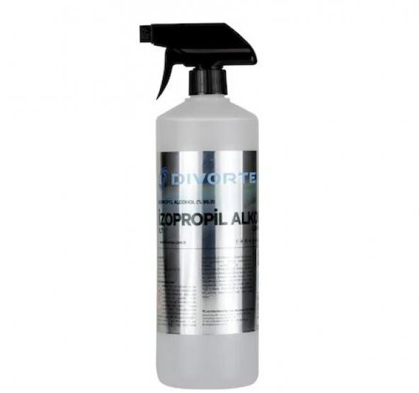 Divortex Ipa Izopropil Alkol C3H70H ( 99.9 Saflık) 1 LT.