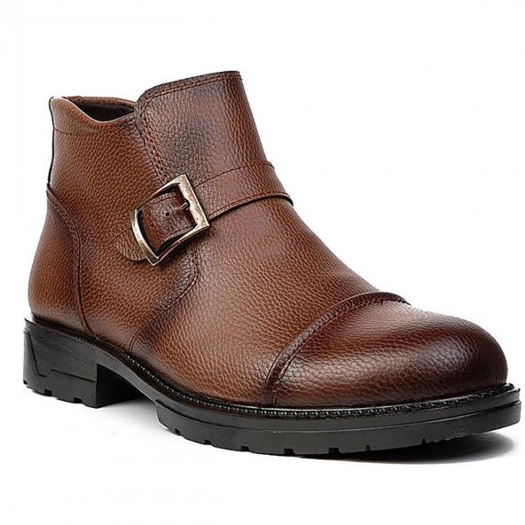 Föz 661 Taba Termo Taban Fermuarlı Erkek Bot Ayakkabı - 2