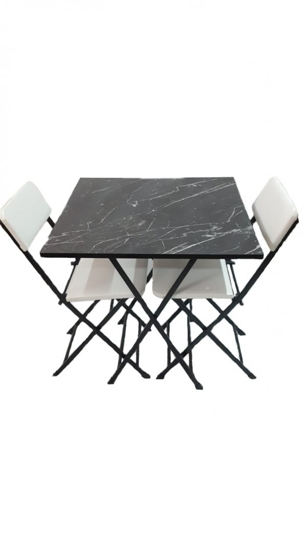 Mutfak Katlanır Masa Sandalye Takımı Sadeceonda -70 cm