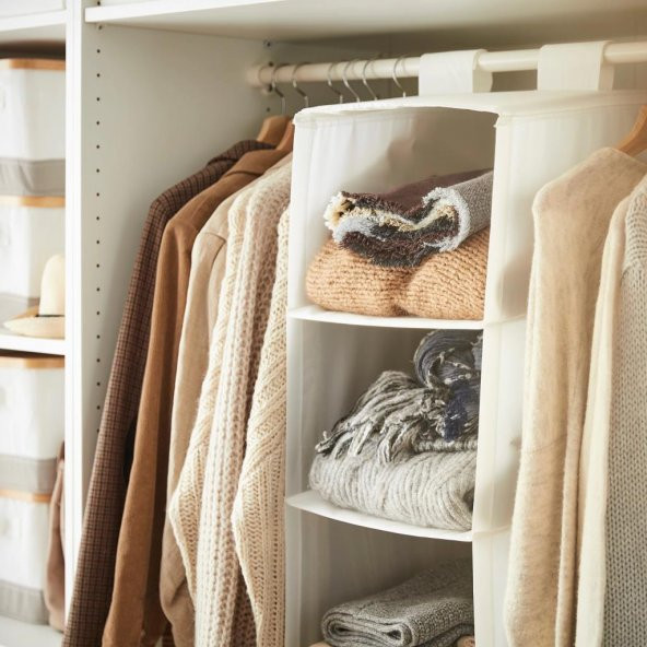IKEA Skubb Asılabilir Bölmeli Düzenleyici - Beyaz - 4