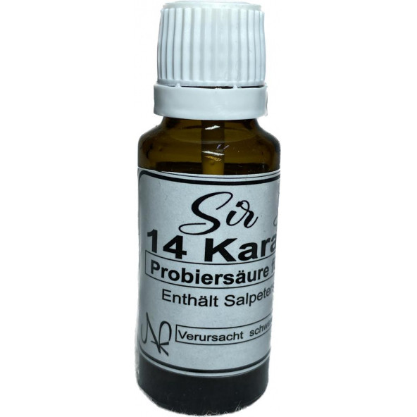 Sir Shine Altın Ayar Suyu 20ml.(8K,9K,10K,14K,18K,21K,22K,24K)