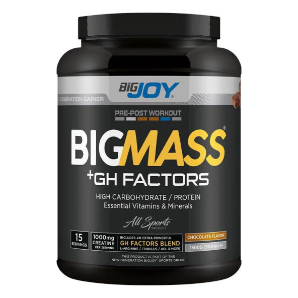 Big Joy Big Mass +GH Factors 1500 Gr +Hediye