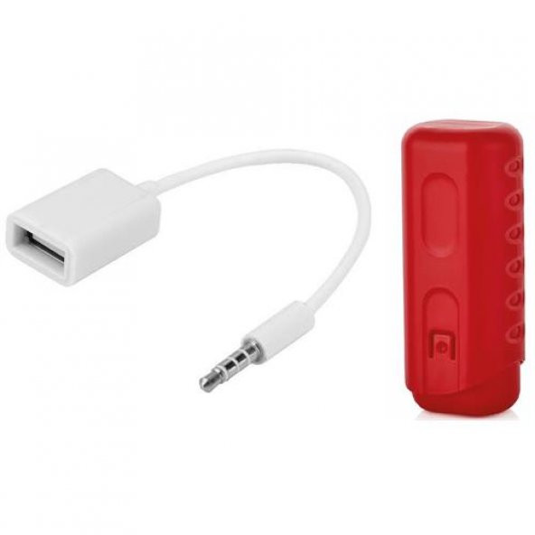 Transformacion AUX OTG Kablosu Dişi USB Giriş Kutulu Set 428640