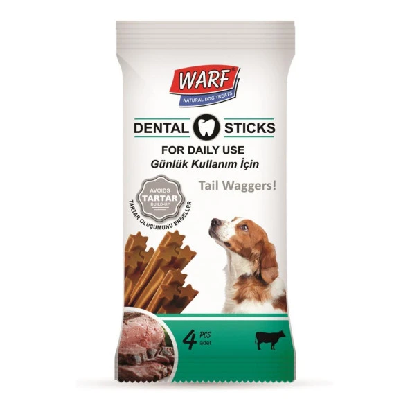 Warf Dental Sticks Dana Etli Köpek Ödülü 70 gr