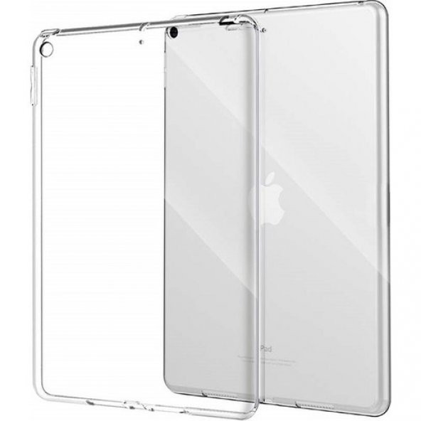Apple iPad 8.Nesil 10.2'' 2020 Silikon Kılıf + Nano Glass Ekran Koruyucu