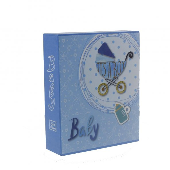 Bebek Fotoğraf Albümü 13x17cm Puset Bebek Arabası Baskılı - 6