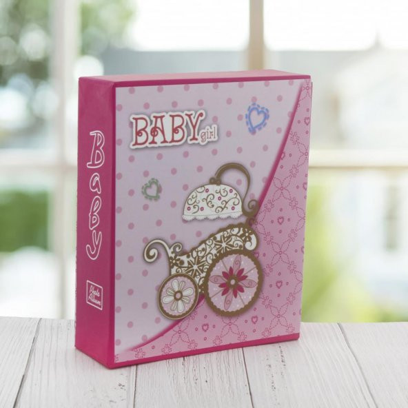 Bebek Fotoğraf Albümü 13x17cm Puset Bebek Arabası Baskılı - 7