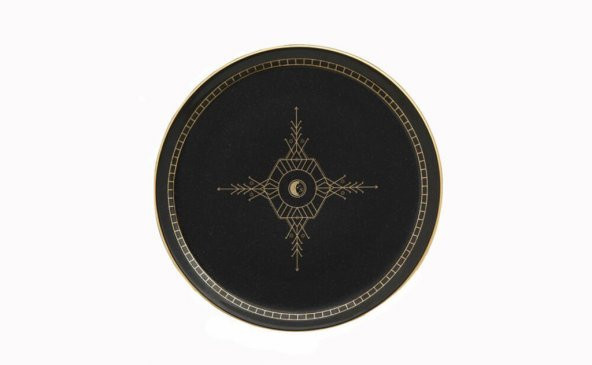 Porland Night Magic Desen1 Düz Tabak 20cm
