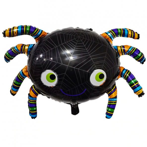 Cadılar Bayramı Örümcek Folyo Balon 85 cm