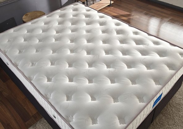 Niron Juliette 140x190 cm Çift Kişilik Lüks Yatak Seti - Siyah Kumaş Baza, Başlık ve Yatak Takımı - 6