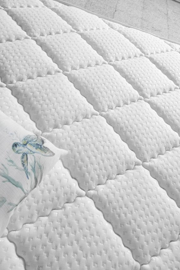 180x190 cm Çift Kişilik Lüks Full Ortopedik Yatak Niron Blue - 5