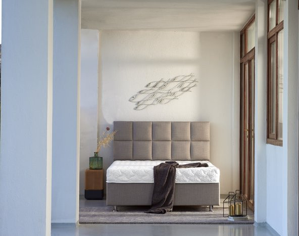 Çift Kişilik Lüks Ergonomik Visco(Yaysız) Yatak 180x190cm Niron Star - 2