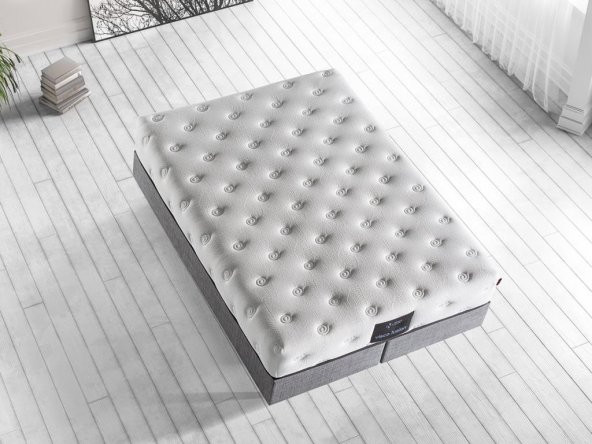 Visco Fusion Yatak 160x200 Çift Kişilik Paket Yaylı Visco Süngerli Yatak Extra Lüks Yumuşak Özel Tasarım - 5