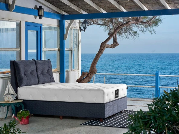 Visco Fusion Yatak 120x200 Tek Kişilik Paket Yaylı Visco Süngerli Yatak Extra Lüks Yumuşak Özel Tasarım - 7
