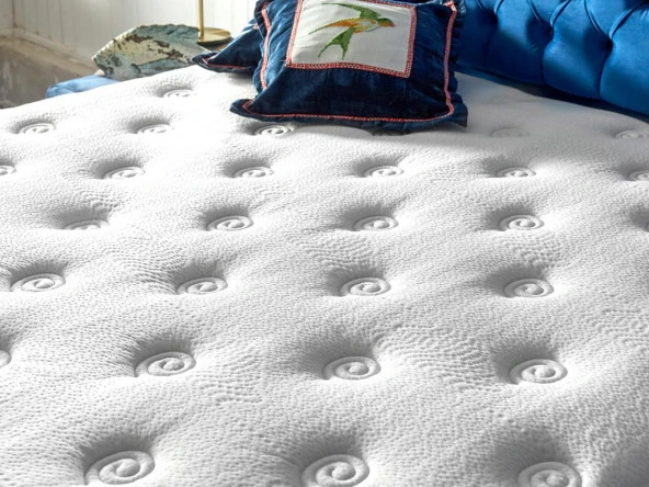 Dream Yatak 90x200 Tek Kişilik Çift Pedli Ekstra Lüks Yatak 34 cm Pamuklu Örme Kumaş - Resim 3