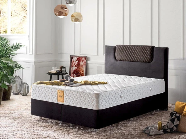 Niron Spring Visco Tek Kişilik Yaylı Visco Yatak 90x190 cm Lüks Ergonomik Yatak Hem Yaylı Hem Visco - 3