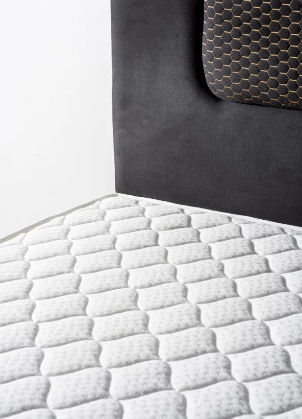 Niron Spring Visco Çift Kişilik Yaylı Visco Yatak 150x200cm Lüks Ergonomik Yatak Hem Yaylı Hem Visco - 9