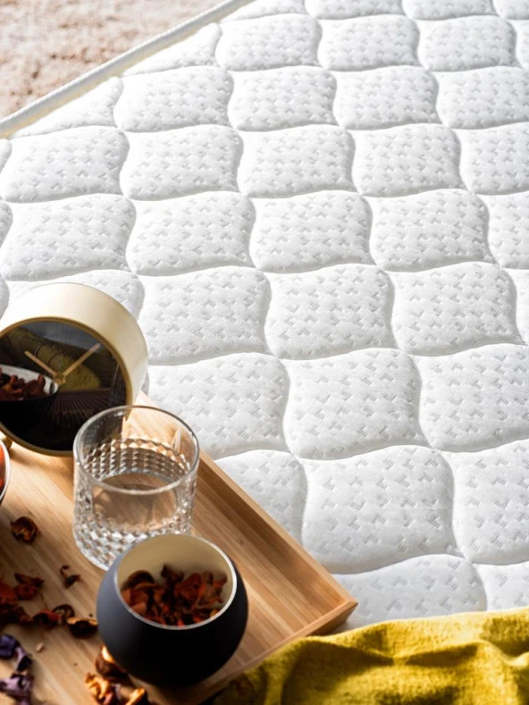 Niron Spring Visco Çift Kişilik Yaylı Visco Yatak 150x200cm Lüks Ergonomik Yatak Hem Yaylı Hem Visco - 10