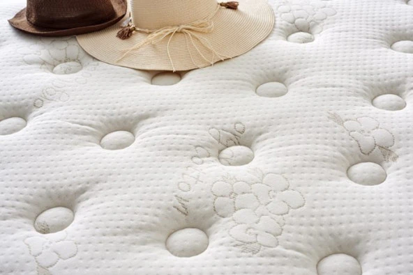 Organic Cotton Yatak 90x200 Tek Kişilik Doğal Pamuk Kumaşlı Ekstra Lüks Yumuşak Yatak 32 cm - Resim 8