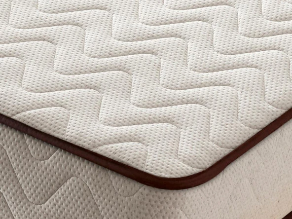 Exclusive Yatak 90x190 Tek Kişilik Visco Yatak Ekstra Lüks Yaysız Yatak 24 cm Pamuklu Keten Doğal Kumaş - 2