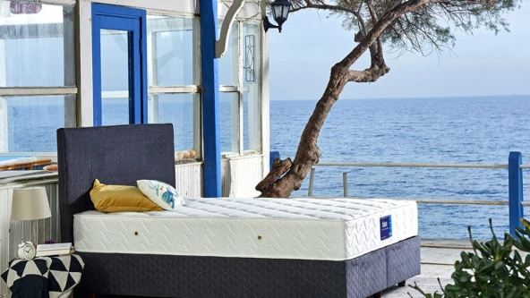 Çift Kişilik Lüks Full Ortopedik Yatak 160x200 cm Niron Blue - Resim 2