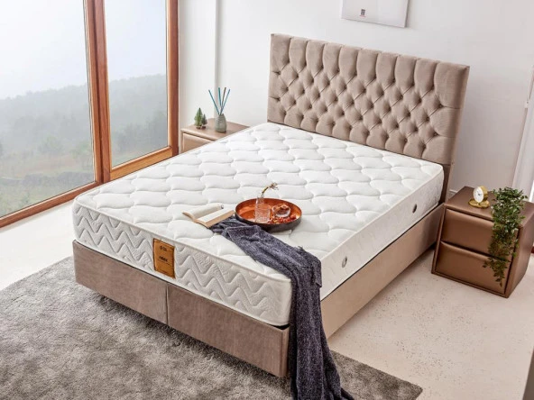 Relax Yatak 90x200 Tek Kişilik Orta Sert Beş Yıldızlı Otel Yatağı Lüks Ortopedik Yatak Çift Taraflı 28 cm - 3