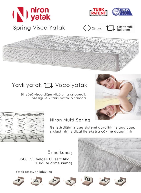 80x130 VISCO SPRING YATAK - 5