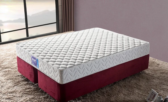 Niron Smart Yatak Baza Başlık Seti - 150x200 Çift Kişilik Full Ortopedik Yatak Baza ve Başlık Takımı - 5