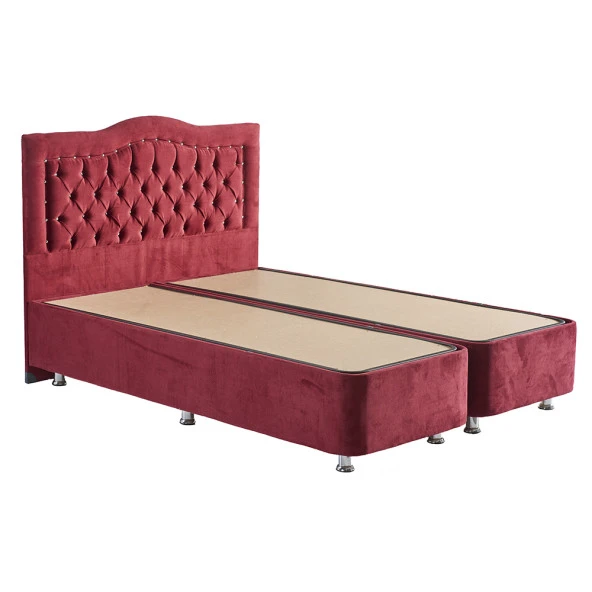 Niron Smart Yatak Baza Başlık Seti - 150x200 Çift Kişilik Full Ortopedik Yatak Baza ve Başlık Takımı - 8