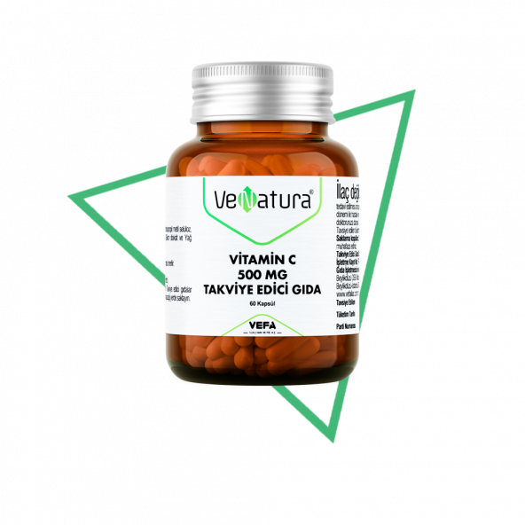 Venatura Vitamin C 500mg Takviye Edici Gıda 60 Kapsül