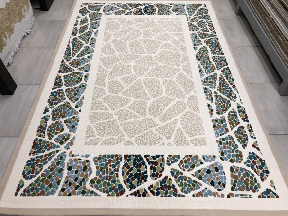 Saray Halı Sembol SBP 06 R1 150x230 Taşlı Model Turkuaz 4 M2 !