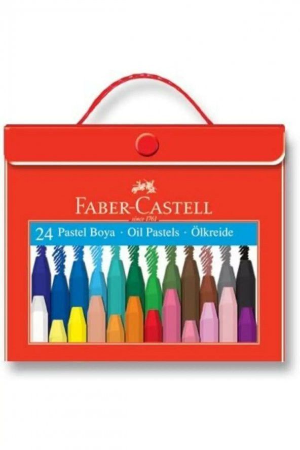FABER CASTELL PASTEL BOYA ÇANTALI 24 LÜ