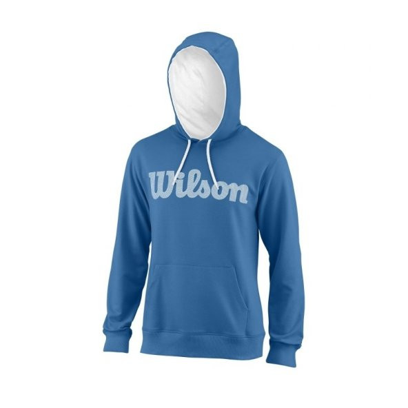 Wilson Script Cotton Po Hoody Erkek Sweatshirt WRA769103